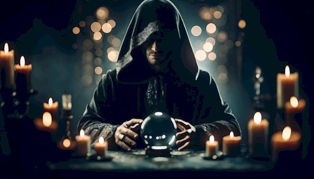 Beware the Zombie Second Mortgage (How to Protect Your Investment Property Against Foreclosure and Debt) - a man in a robe with a crystal ball