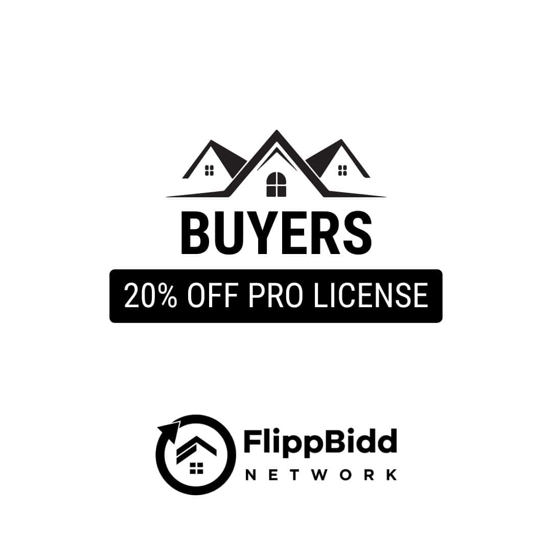 Save this affiliate sign-up link so you can re-visit us here, when you're ready to activate the full potential of FlippBidd. Please click on the "GET PRO-LICENSE HERE" button on the main page, to get your preferred client credit of 20% Off!