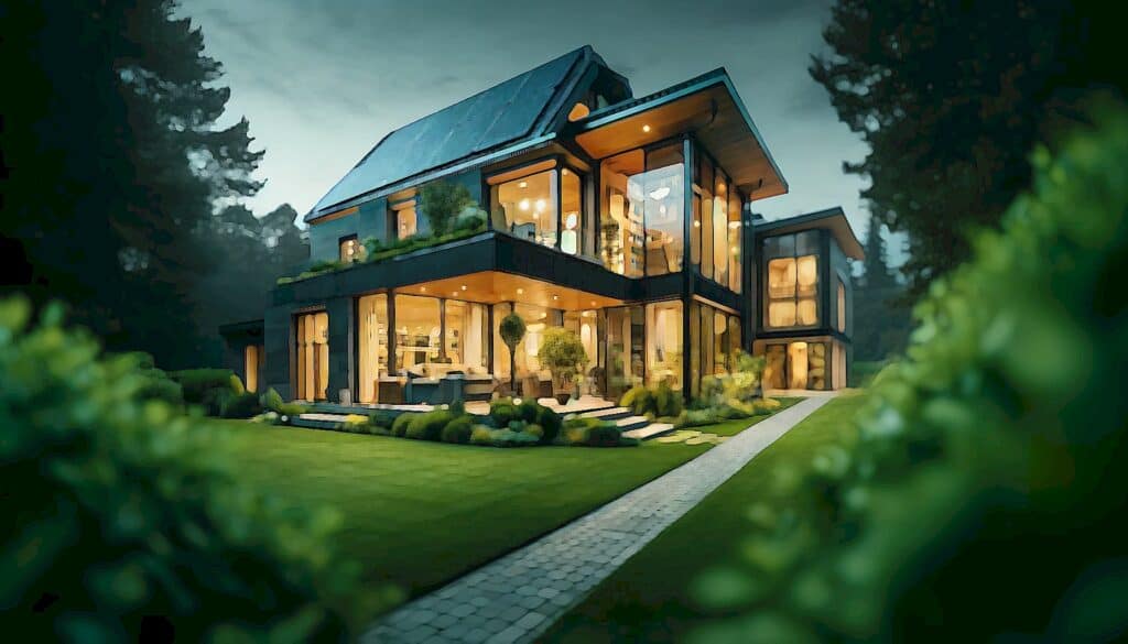 Sunshine and Profits (Top Summer Real Estate Markets to Invest in 2024) - eco-friendly mansion