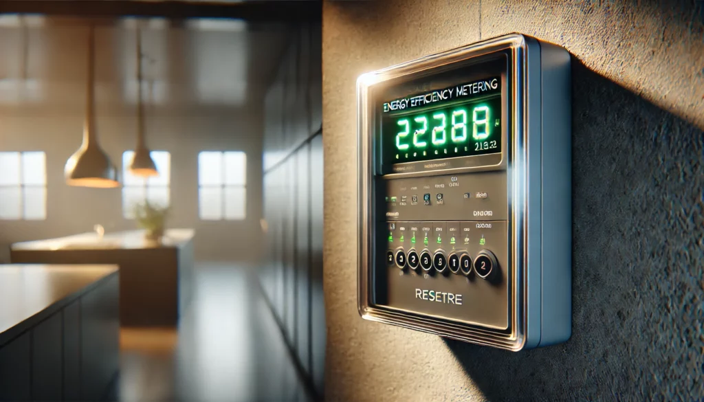 Role of Technology in Modern Submetering Systems - wall-mounted energy meter