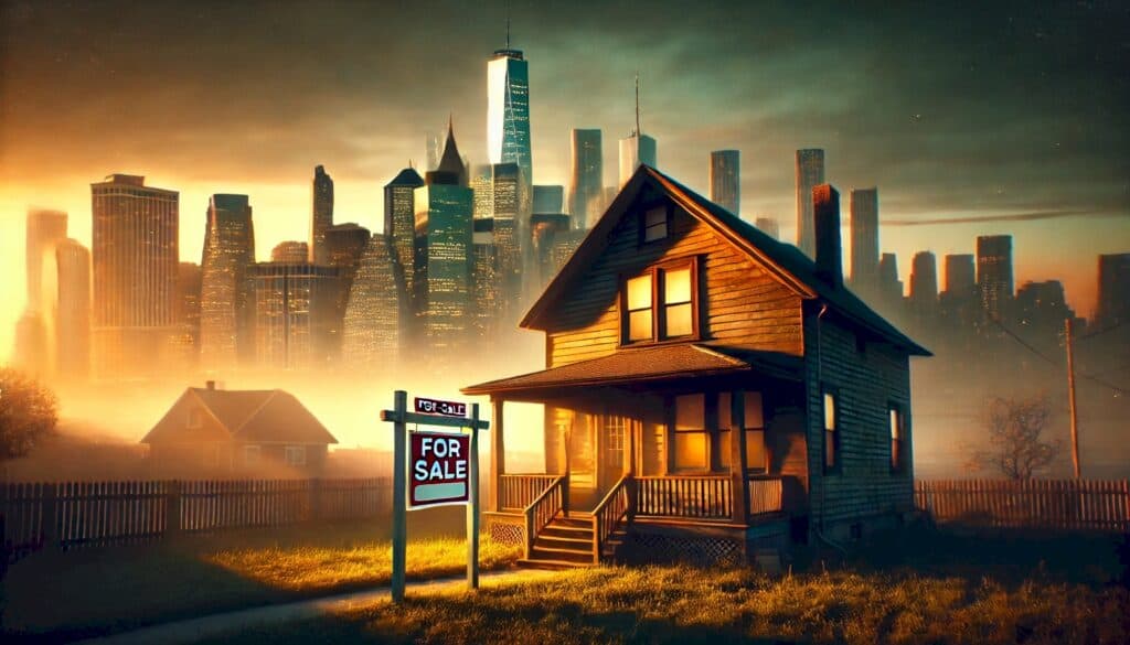 How Corporate Real Estate Ownership is Killing Real Estate Investing and The American Dream - lone small old home for sale