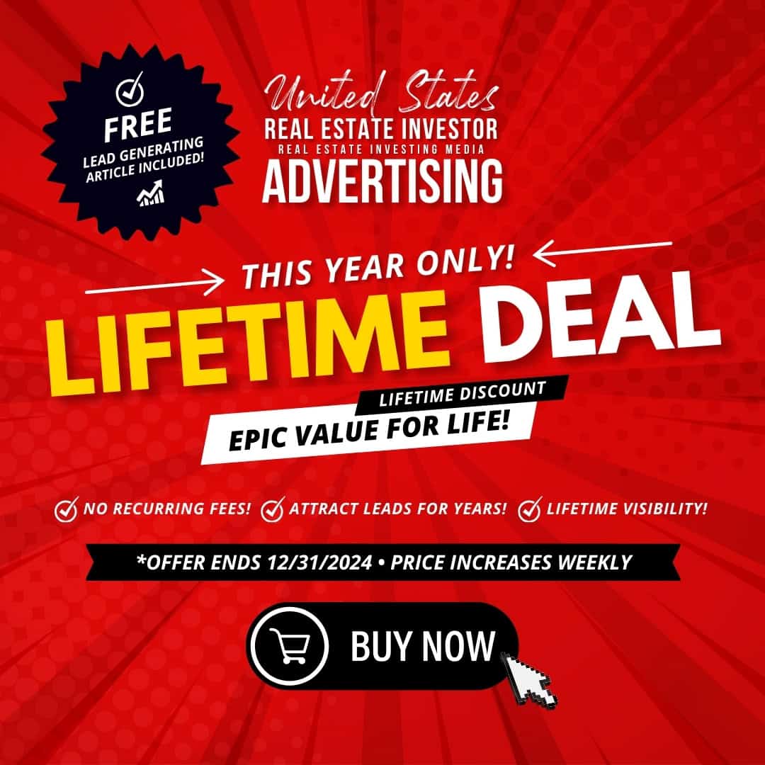 Get USREI's Lifetime Advertising Deal before it's too late!