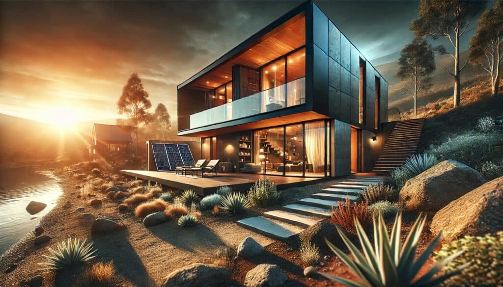 Investing in Off-Grid Properties for Sustainable Living - modern off-grid luxury home