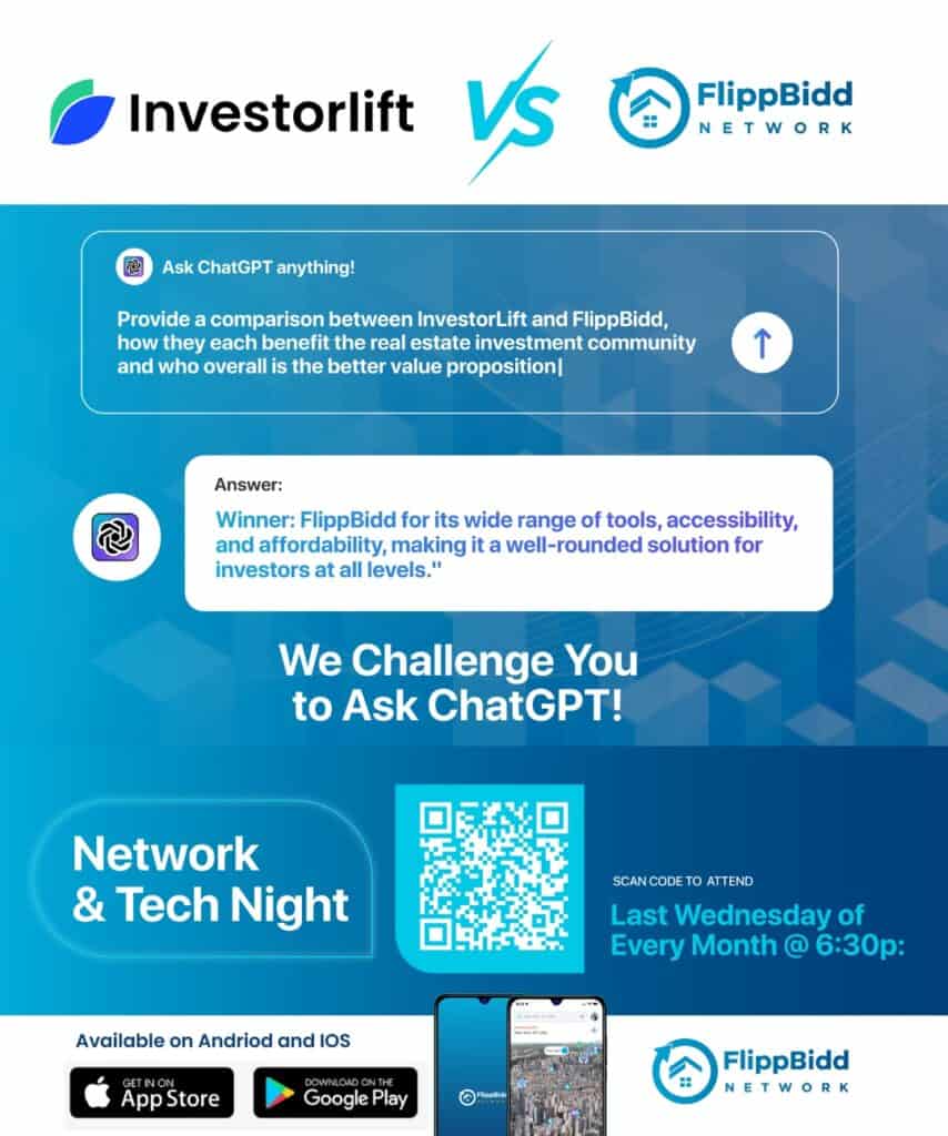 FlippBidd vs. InvestorLift